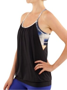 Lululemon No Limits Tank Top Milky Way Multi Size 8
